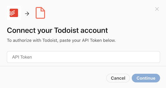 Users entering an auth token