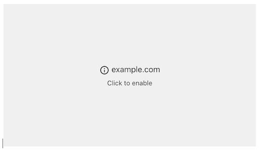 Force embeds are initially disabled